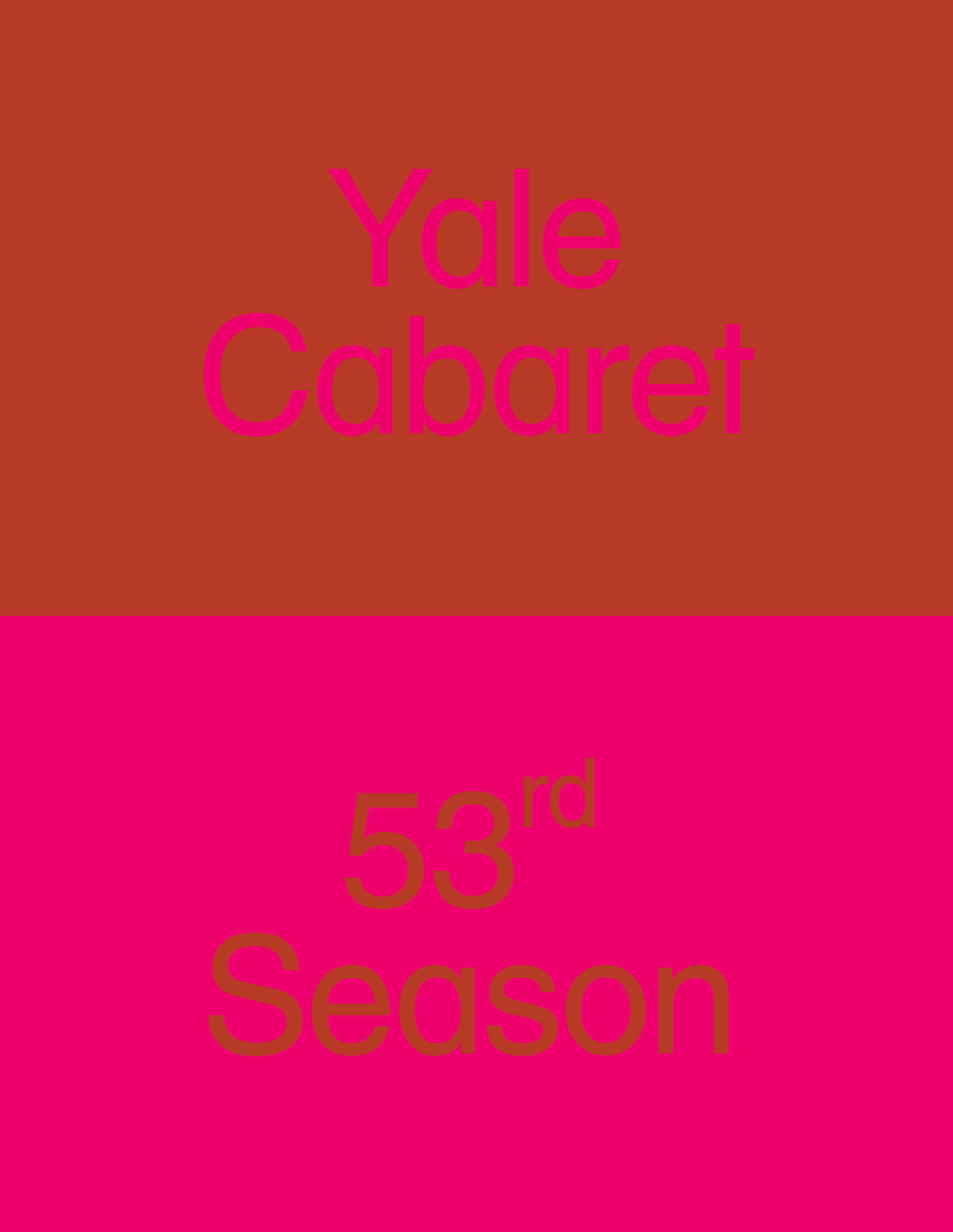 Yale Cabaret Season 53