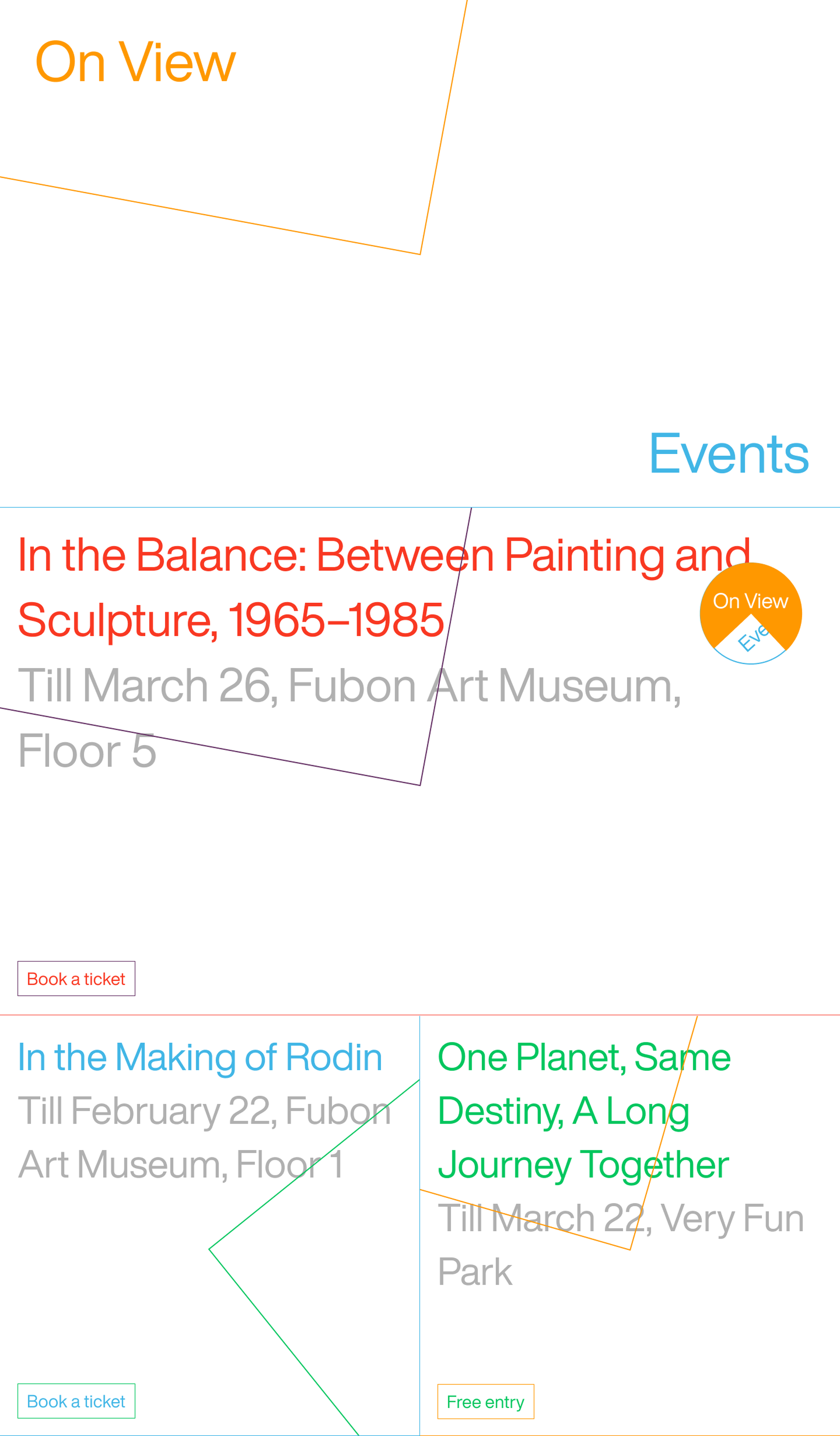 Fubon Art Museum Website (Proposal)